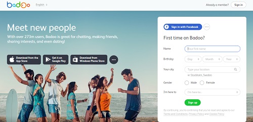 dating site called badoo