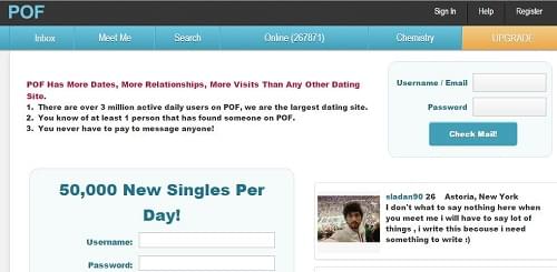 pof dating site